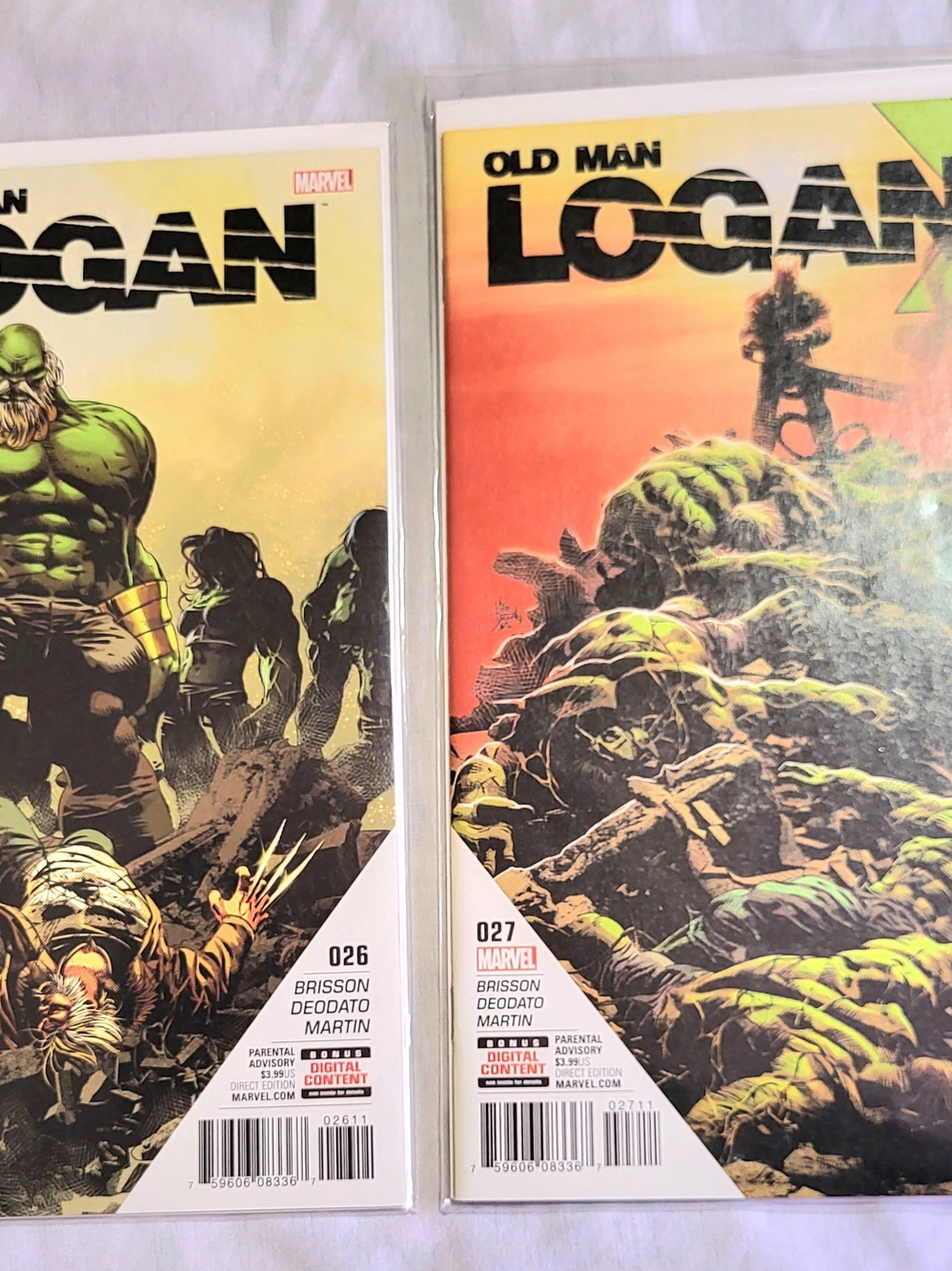 Old Man Logan #26 & #27 Marvel Comic Lot